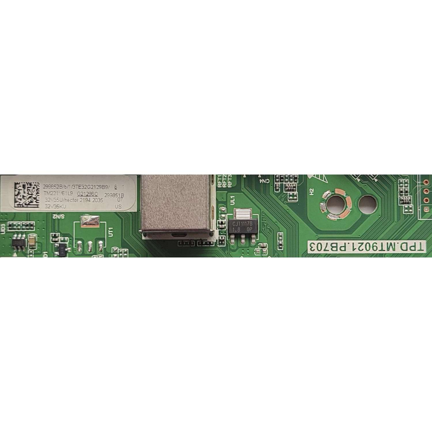 MAIN FUENTE (COMBO) PARA TV TOSHIBA·FIRE TV HD / NUMERO DE PARTE 299852 / TPD.MT9021.PB703 / 299851 / 32V35U / PANEL JHD315X1H61-TXL1K1\S0\GM\ROH / DISPLAY PT320AT02-3 / MODELO 32V35KU 32V35U - Imagen 2